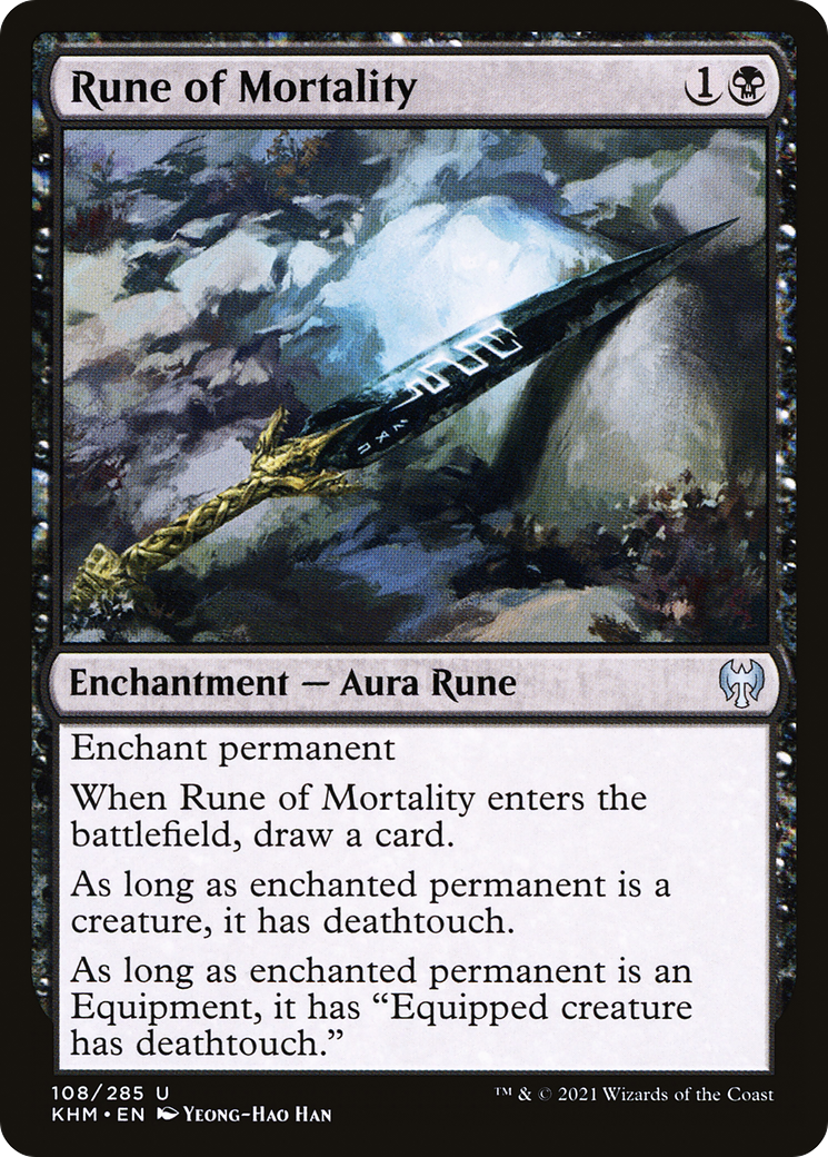 Rune of Mortality (KHM-108) [Kaldheim]