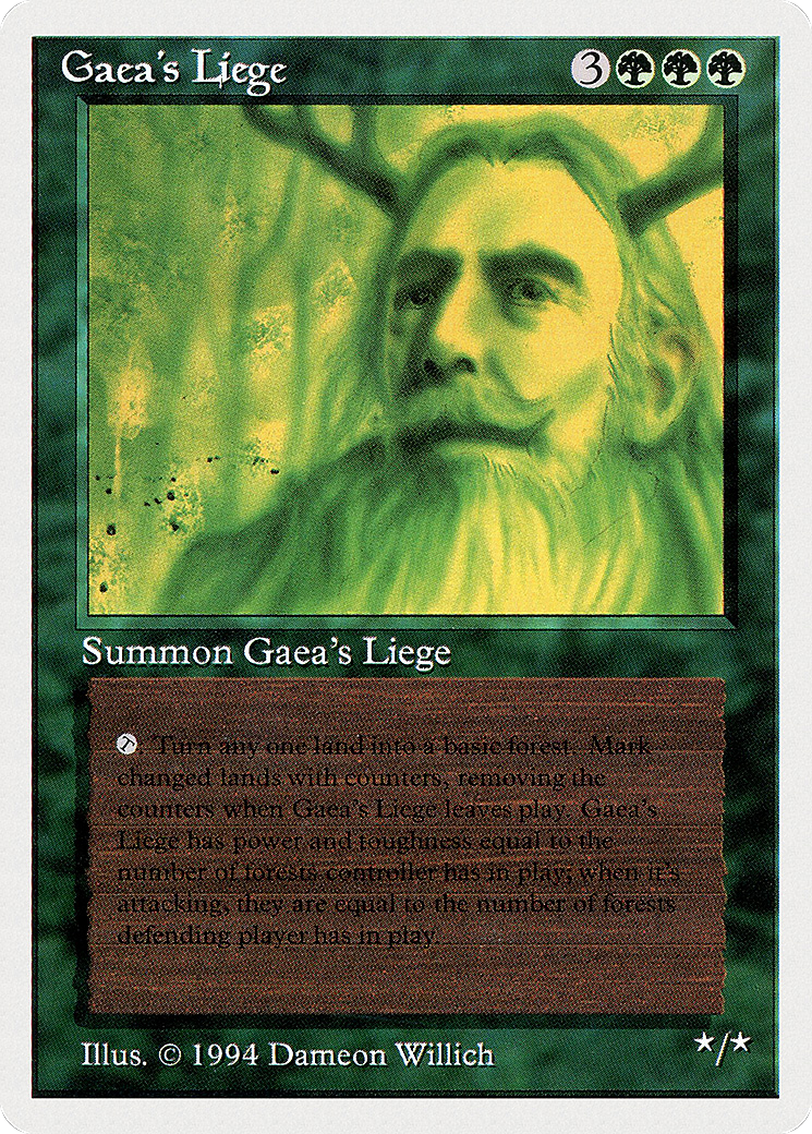 Gaea's Liege (SUM-198) [Summer Magic / Edgar]