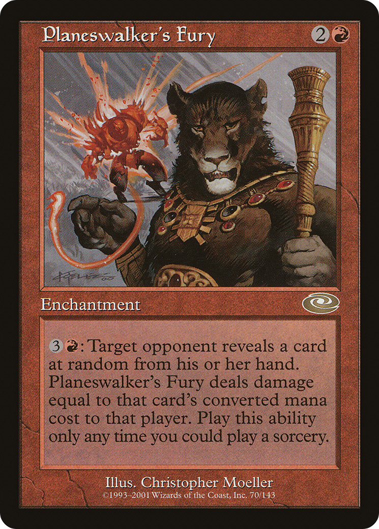 Planeswalker's Fury (PLS-070) [Planeshift] Foil