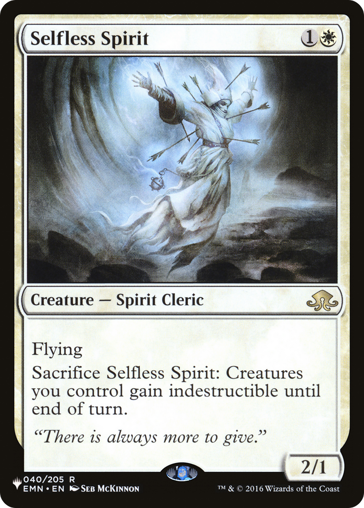 Selfless Spirit (LIST-040/205) [The List]