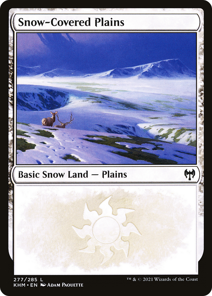 Snow-Covered Plains (KHM-277) [Kaldheim] Foil