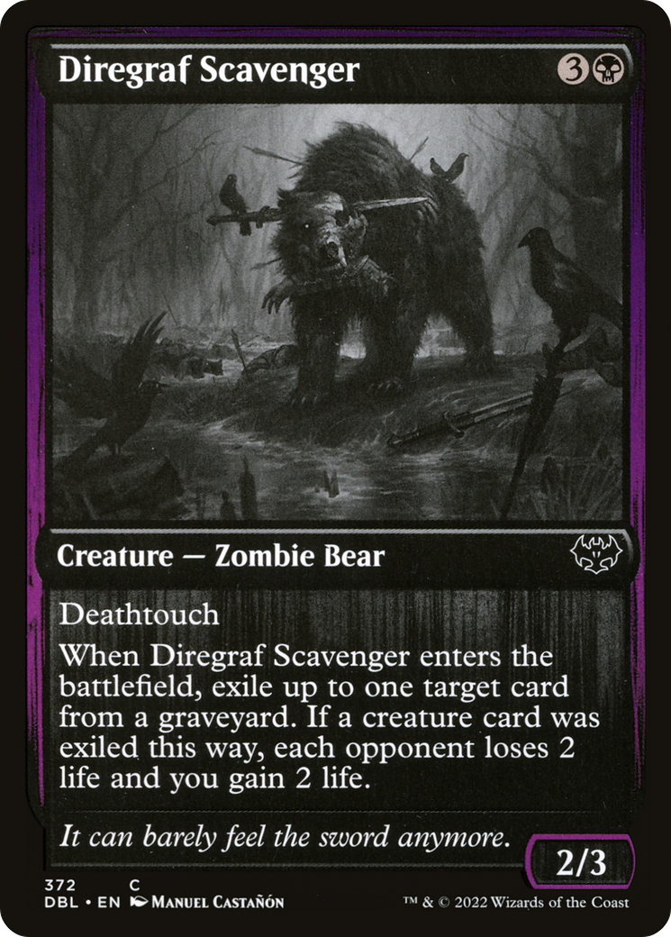 Diregraf Scavenger (DBL-372) [Innistrad: Double Feature] Foil