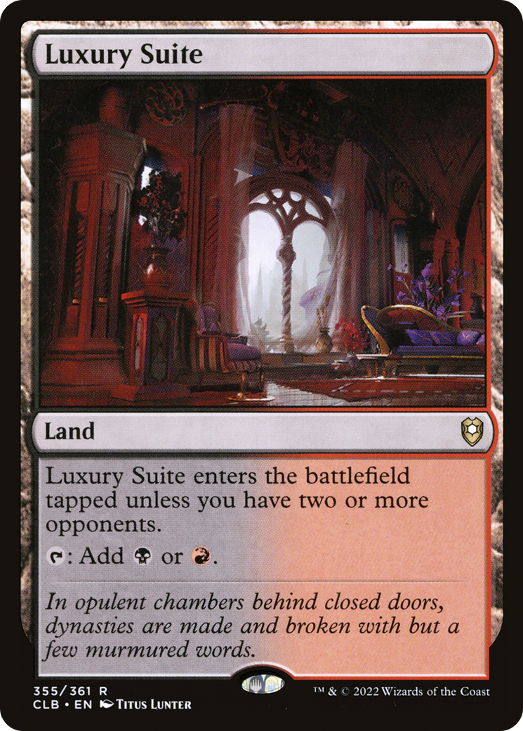 Luxury Suite (CLB-355) [Commander Legends: Battle for Baldur's Gate]