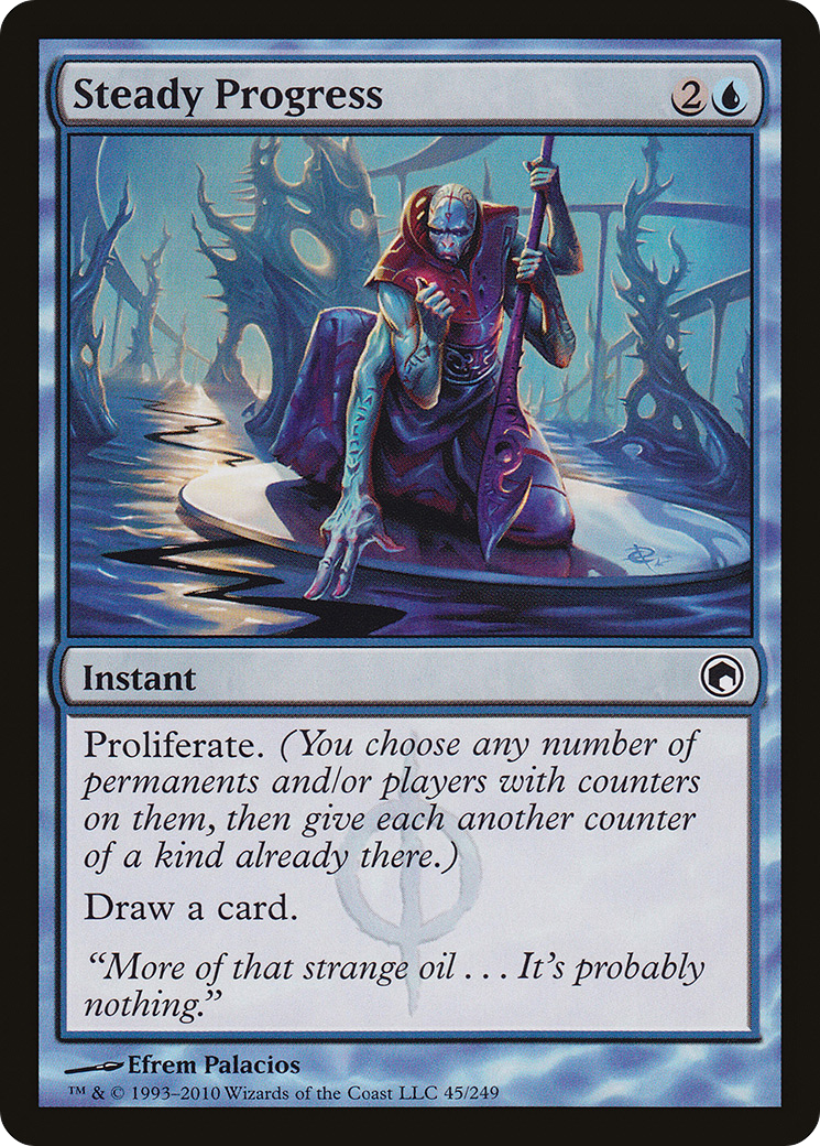 Steady Progress (SOM-045) [Scars of Mirrodin] Foil