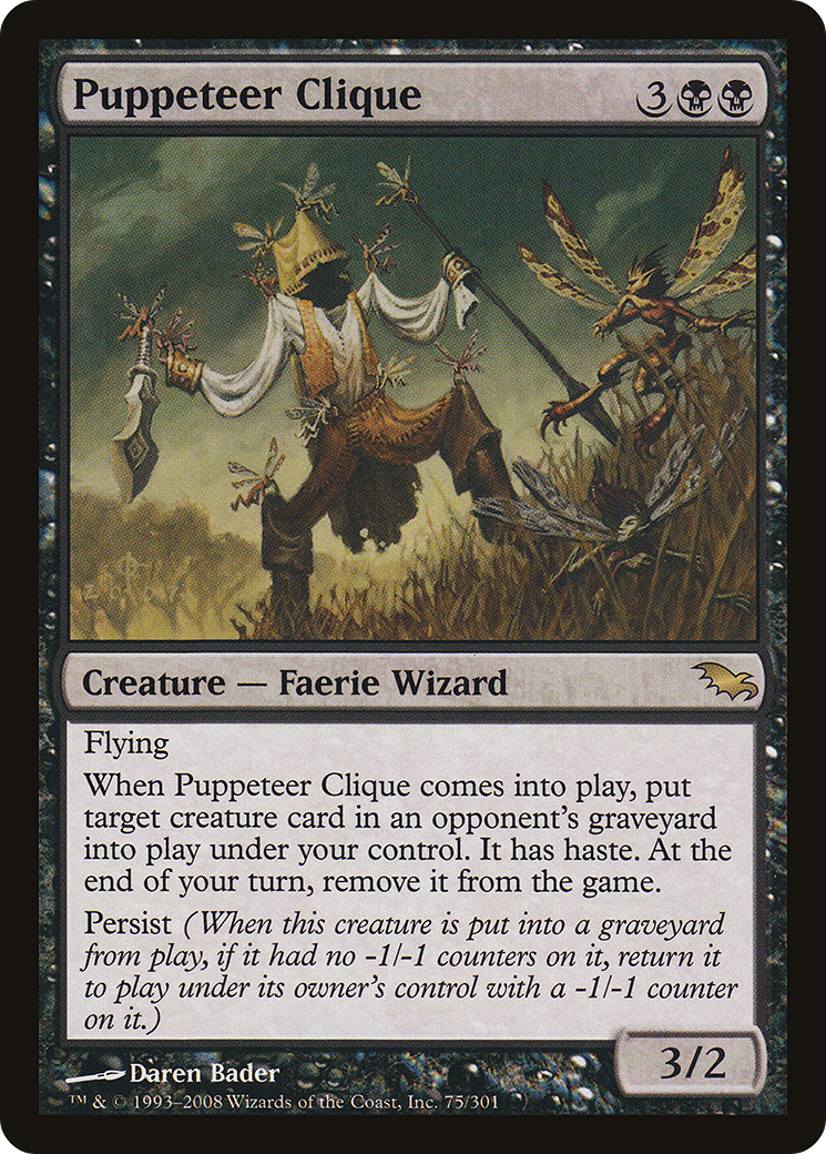 Puppeteer Clique (SHM-075) [Shadowmoor] Foil