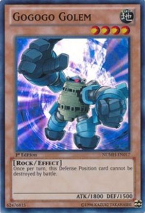 Gogogo Golem (Super Rare) (NUMH-EN017) - Number Hunters 1st Edition