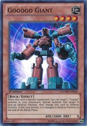 Gogogo Giant (Super Rare) (NUMH-EN020) - Number Hunters 1st Edition
