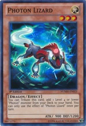 Photon Lizard (Super Rare) (NUMH-EN023) - Number Hunters 1st Edition