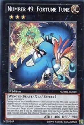 Number 49: Fortune Tune (Secret Rare) (NUMH-EN029) - Number Hunters Unlimited