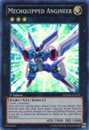 Mechquipped Angineer (Super Rare) (NUMH-EN035) - Number Hunters 1st Edition