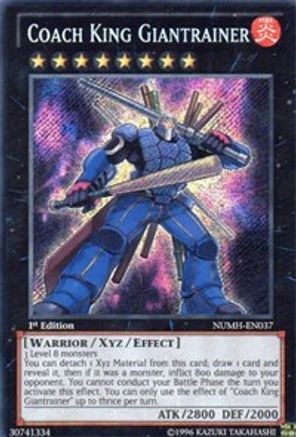 Coach King Giantrainer (Secret Rare) (NUMH-EN037) - Number Hunters Unlimited