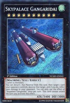 Skypalace Gangaridai (Secret Rare) (NUMH-EN045) - Number Hunters Unlimited