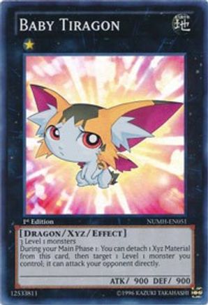 Baby Tiragon (Super Rare) (NUMH-EN051) - Number Hunters Unlimited