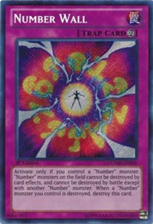 Number Wall (Secret Rare) (NUMH-EN058) - Number Hunters 1st Edition