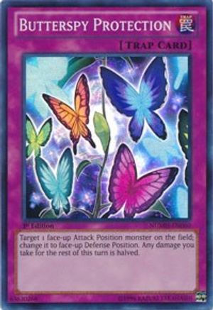 Butterspy Protection (Super Rare) (NUMH-EN060) - Number Hunters Unlimited