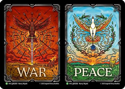 Peace - JDG058 // War - JDG059 (JDG058) - Flesh and Blood: Promo Cards