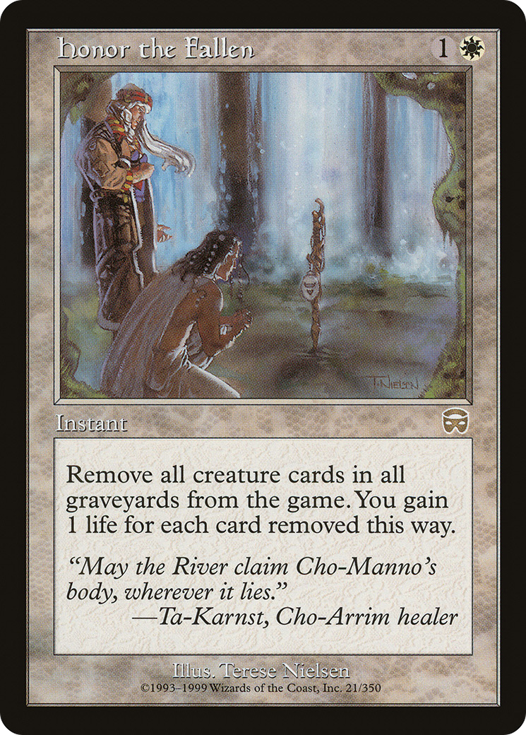 Honor the Fallen (MMQ-021) [Mercadian Masques] Foil