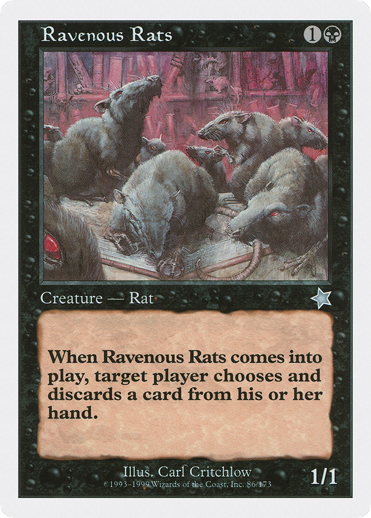 Ravenous Rats (S99-086) [Starter 1999]