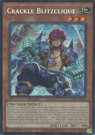 Crackle Blitzclique (Secret Rare) (CORI-EN012) - Chaos Origins 1st Edition
