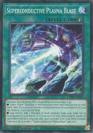 Superconductive Plasma Blast (Common) (CORI-EN063) - Chaos Origins 1st Edition