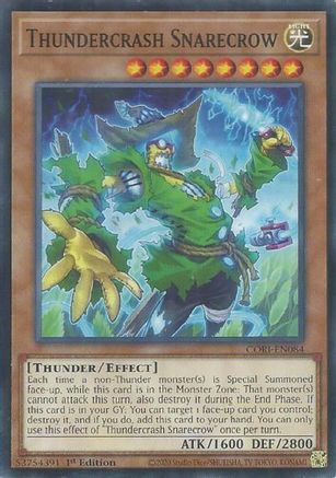 Thundercrash Snarecrow (Common) (CORI-EN084) - Chaos Origins 1st Edition