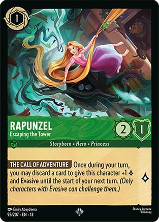 Rapunzel - Escaping the Tower (95/207) - Attack of the Vine Cold Foil