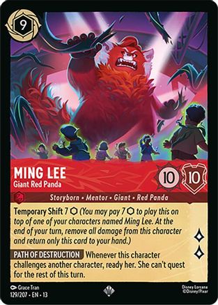 Ming Lee - Giant Red Panda (129/207) - Attack of the Vine