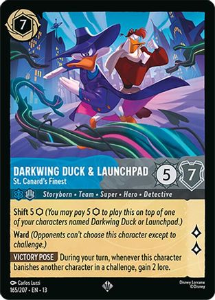 Darkwing Duck & Launchpad - St. Canard's Finest (165/207) - Attack of the Vine