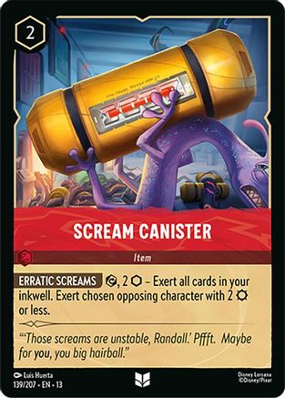 Scream Canister (139/207) - Attack of the Vine