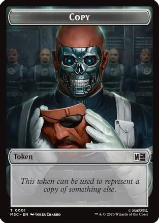 Copy (0001) // Wall (0003) Double-Sided Token (MSC-1 // 3) [Commander: Marvel Super Heroes]
