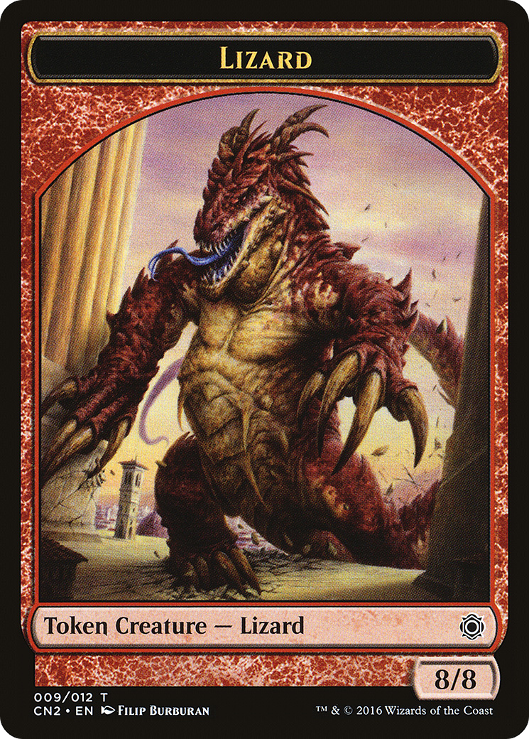 Lizard Token (CN2-009) [Conspiracy: Take the Crown Tokens]