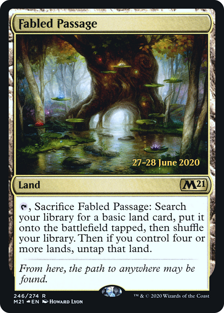 Fabled Passage (M21) (PRE-246) [Core Set 2021 Promos] Foil