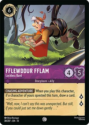 Fflewddur Fflam - Luckless Bard (38/207) - Attack of the Vine
