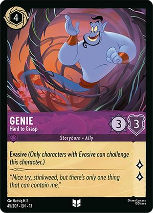 Genie - Hard to Grasp (45/207) - Attack of the Vine Cold Foil