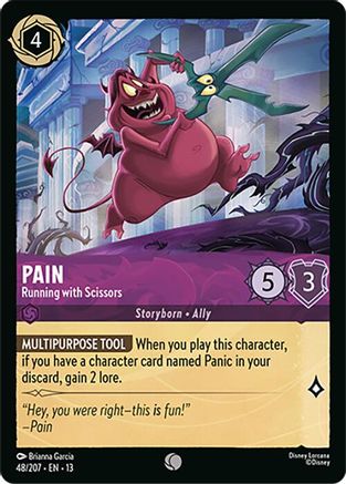 Pain - Running with Scissors (48/207) - Attack of the Vine Cold Foil