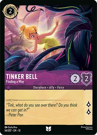 Tinker Bell - Finding a Way (56/207) - Attack of the Vine Cold Foil