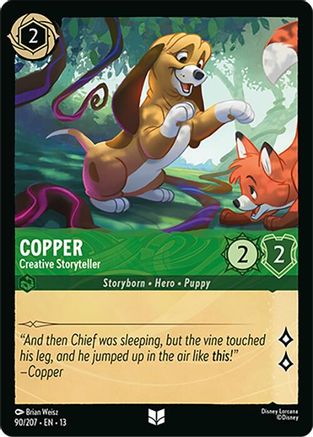 Copper - Creative Storyteller (90/207) - Attack of the Vine