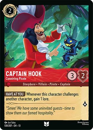 Captain Hook - Conniving Pirate (130/207) - Attack of the Vine