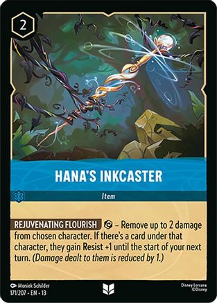 Hana's Inkcaster (171/207) - Attack of the Vine Cold Foil