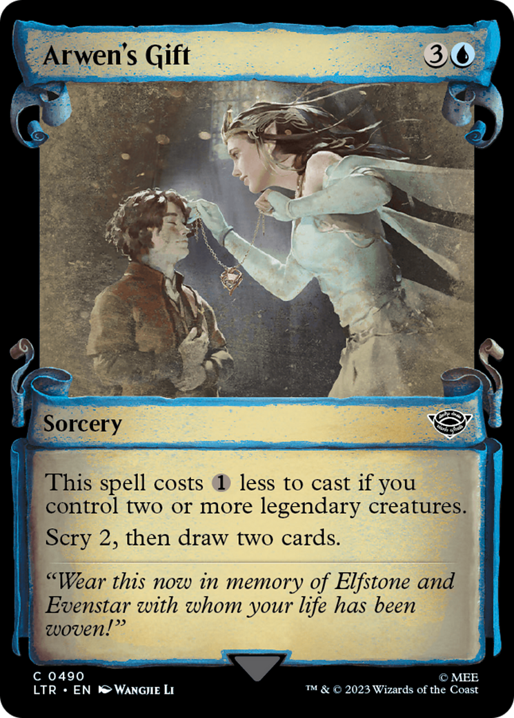 Arwen's Gift (Showcase Scrolls) (LTR-490) [The Lord of the Rings: Tales of Middle-earth]
