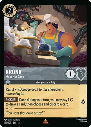 Kronk - Meat Hut Cook (191/207) - Attack of the Vine Cold Foil
