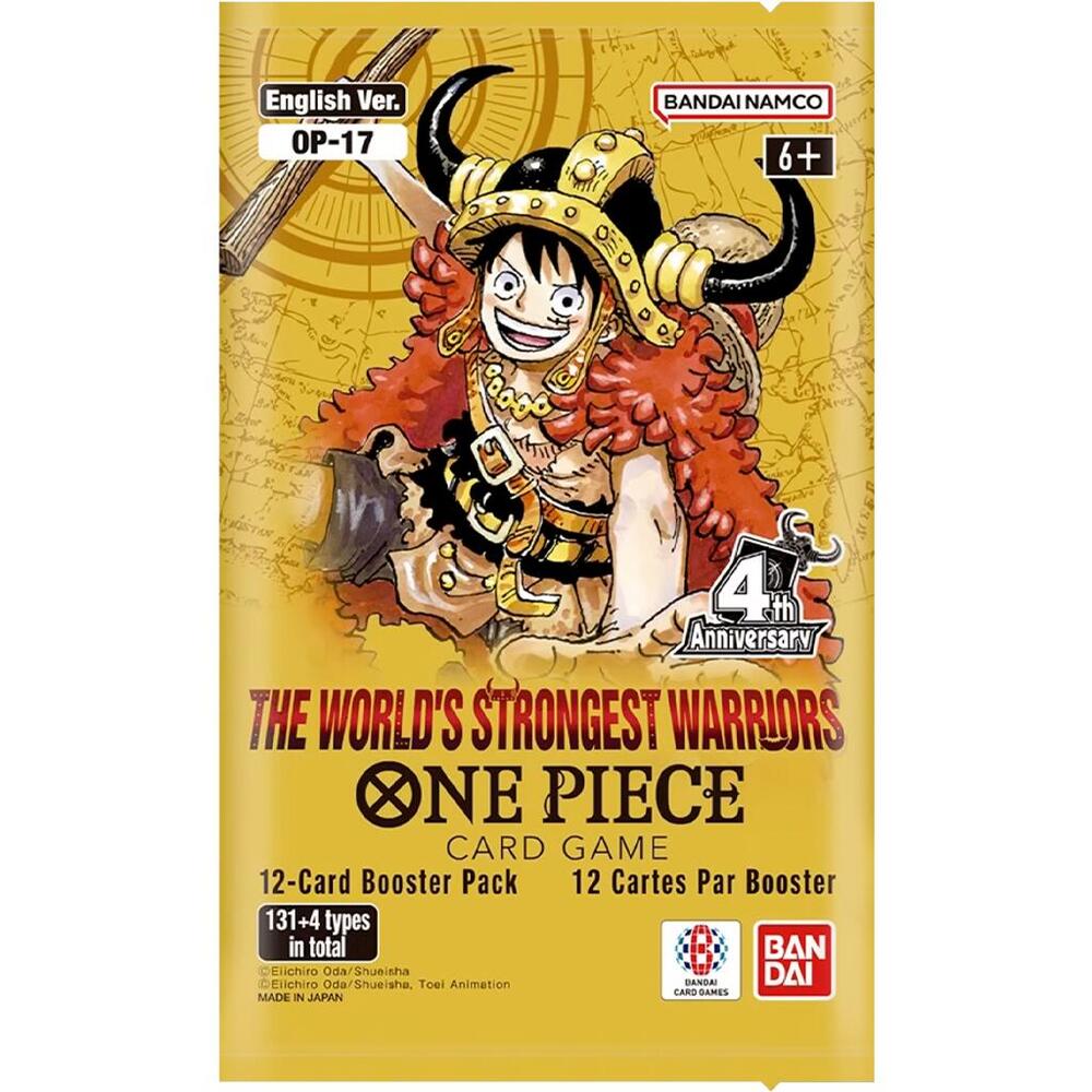 OP-17 - The World's Strongest Warriors - Booster Pack (Six Per-Person Per-Day)