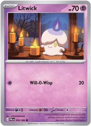 Litwick (036/084) [ME05 Pitch Black] - Common