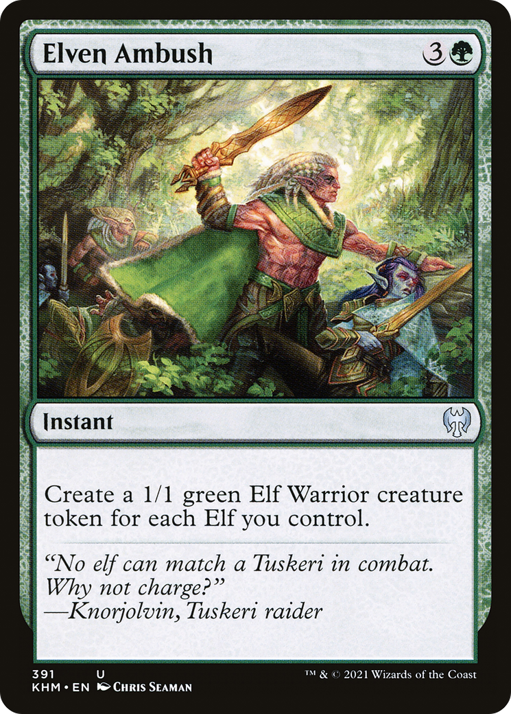 Elven Ambush (KHM-391) [Kaldheim]