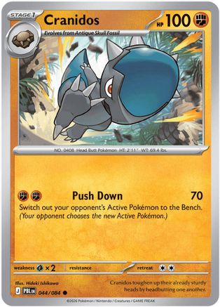Cranidos (044/084) [ME05 Pitch Black] Reverse Holofoil - Common