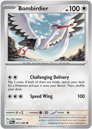 Bombirdier (071/084) [ME05 Pitch Black] Reverse Holofoil - Common