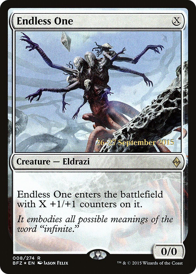 Endless One (PRE-008) [Battle for Zendikar Promos] Foil