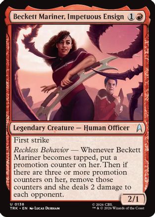Beckett Mariner, Impetuous Ensign (TRK-138) [Star Trek] Foil