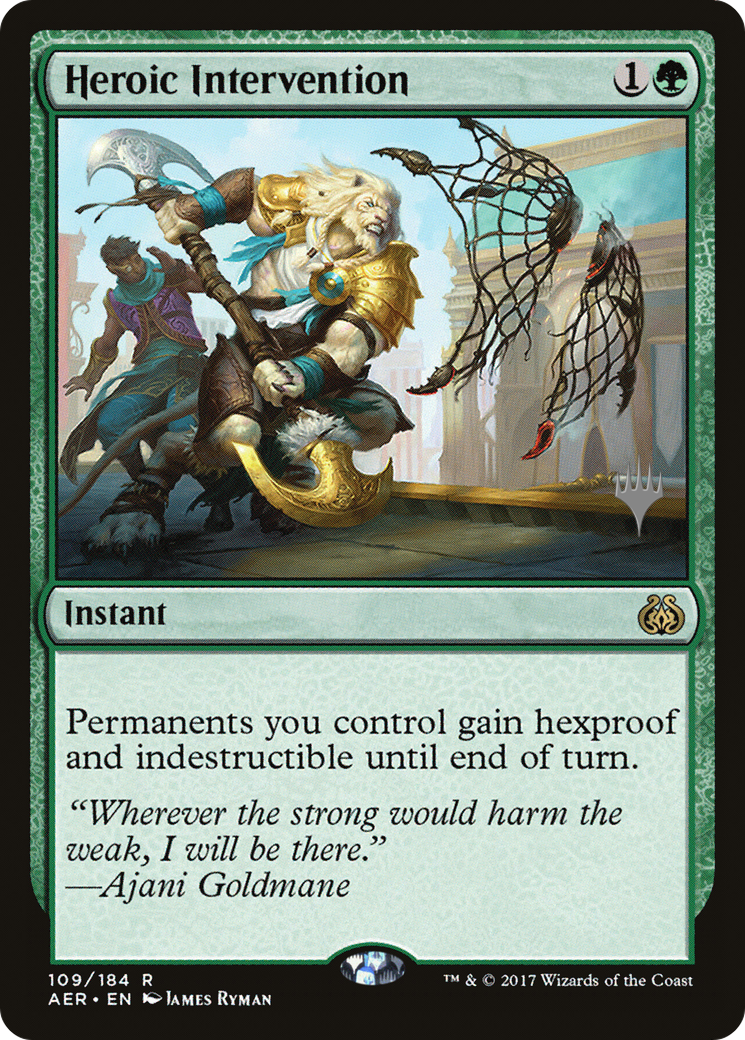 Heroic Intervention (PPTHB-109) [Promo Pack: Aether Revolt Promos]