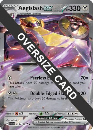 Aegislash ex (135/182) [Jumbo Cards] Holofoil - Double Rare